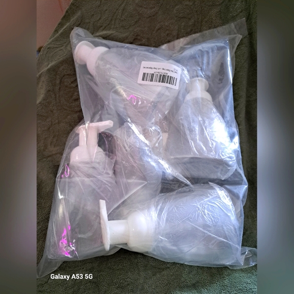 Pkg. of 6 - 16 oz Clear Soap Dispensers - Picture 1 of 2